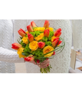 Bukiet ślubny nr S003