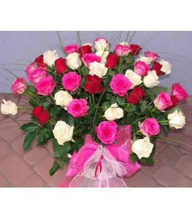 Kosz kwiatów nr K031