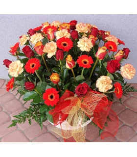 Kosz kwiatów nr K032