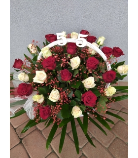 Kosz kwiatów nr K034