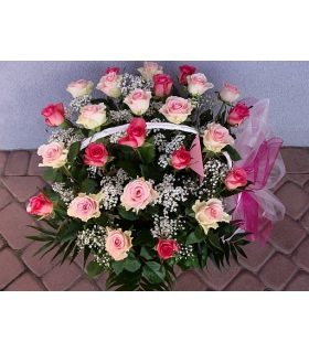 Kosz kwiatów nr K047