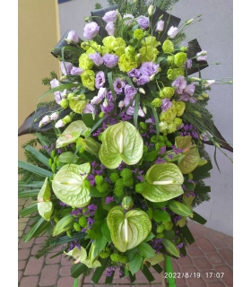 Wieniec nr P030 [ wieniec z kwiatów żywych]