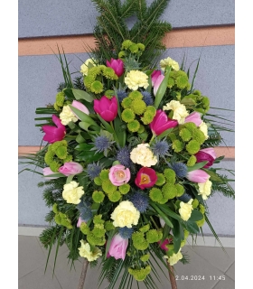 Wieniec z kwiatów żywych nr P034